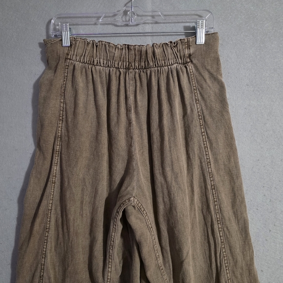 Free People Womens Days End Linen Pull On Pants Caiman OB2008799 Size Small - Picture 9 of 10